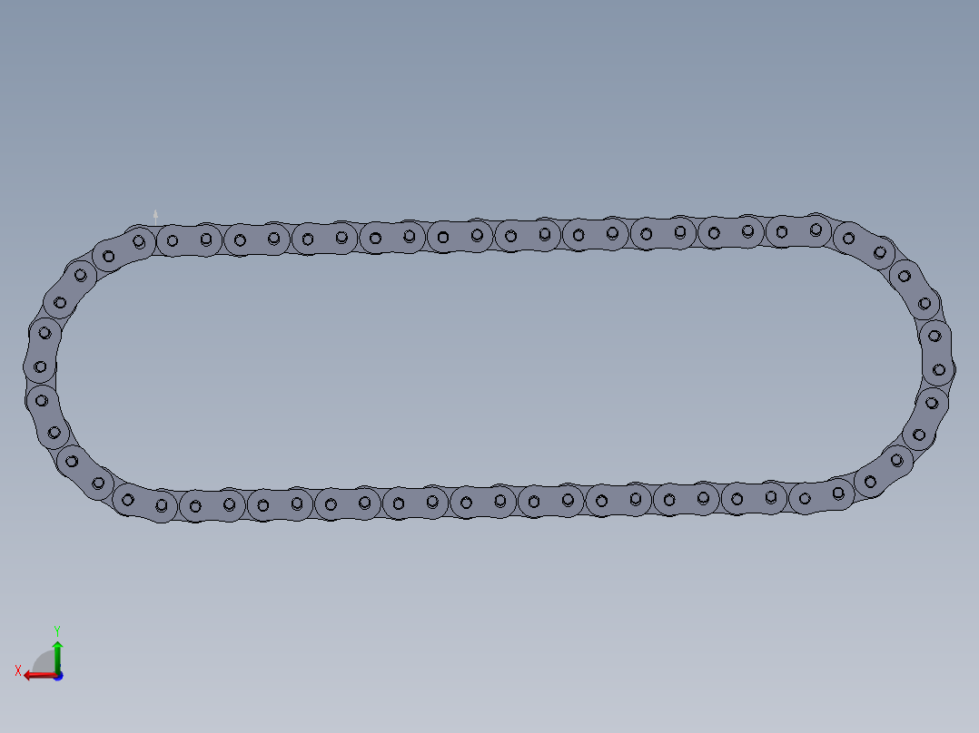 链条3d模型后视图