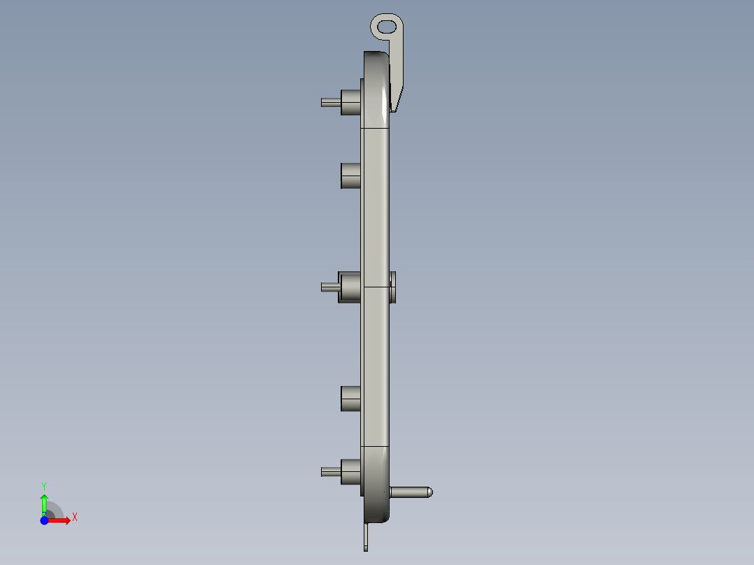 W T门设计前视图