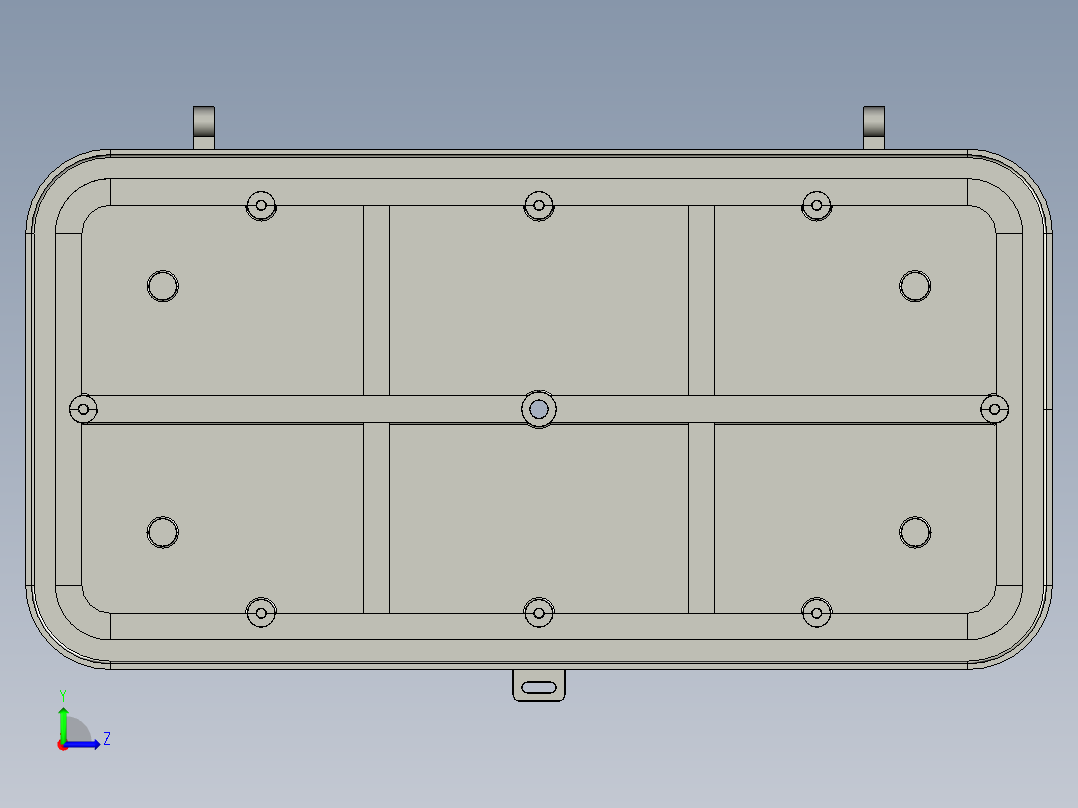 W T门设计左视图