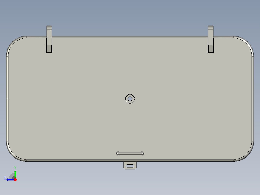 W T门设计右视图