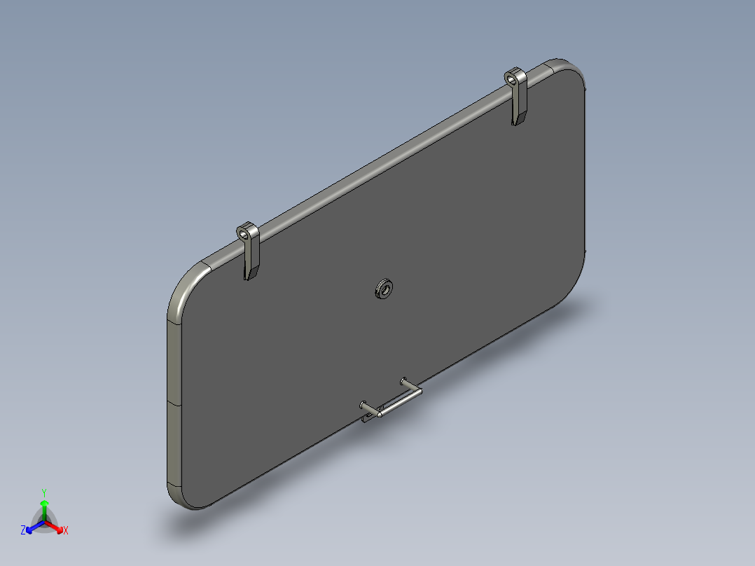 W T门设计正等轴测图