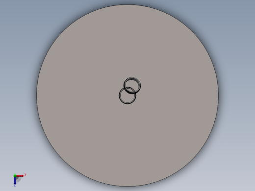 solidworks 钛合金戒指造型设计俯视缩略图