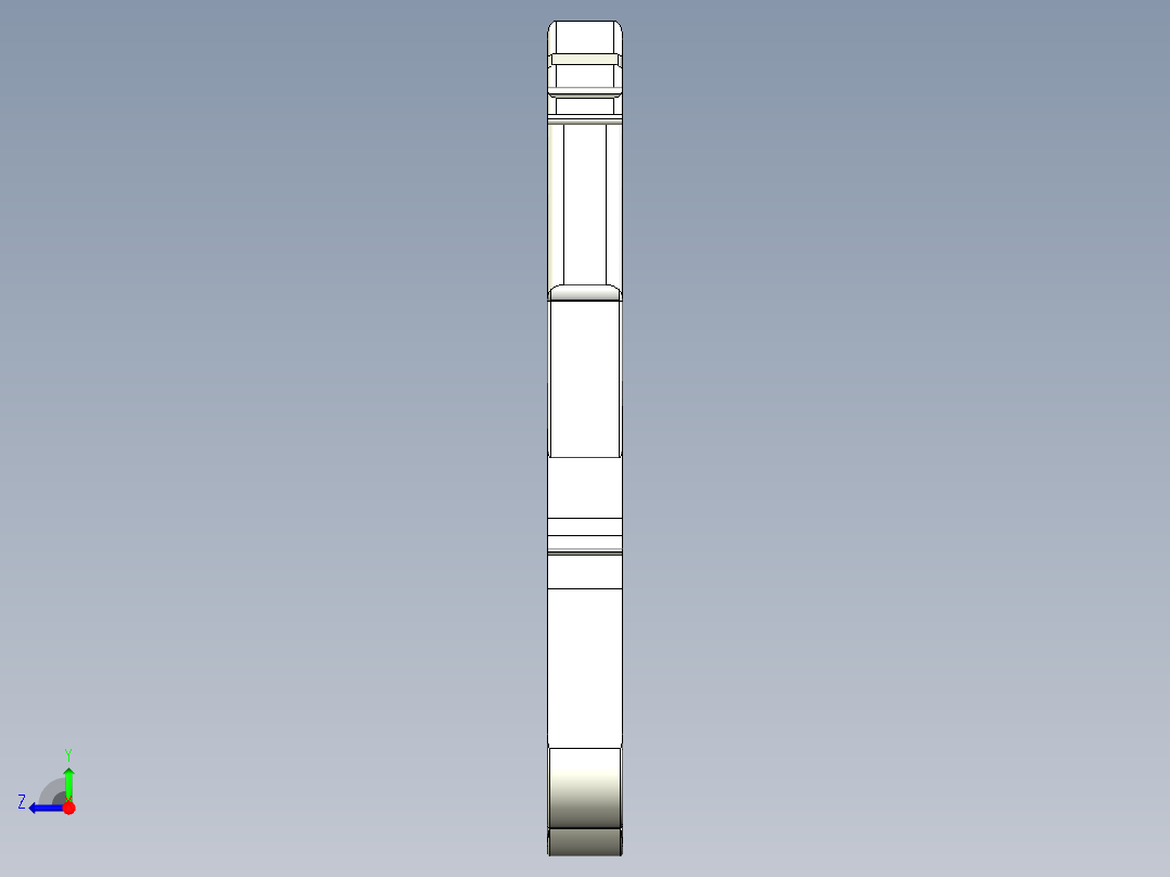 小提琴项链右视图
