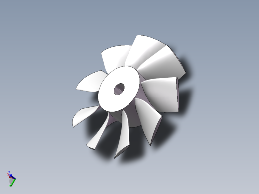 NACA6409 80mm 叶片