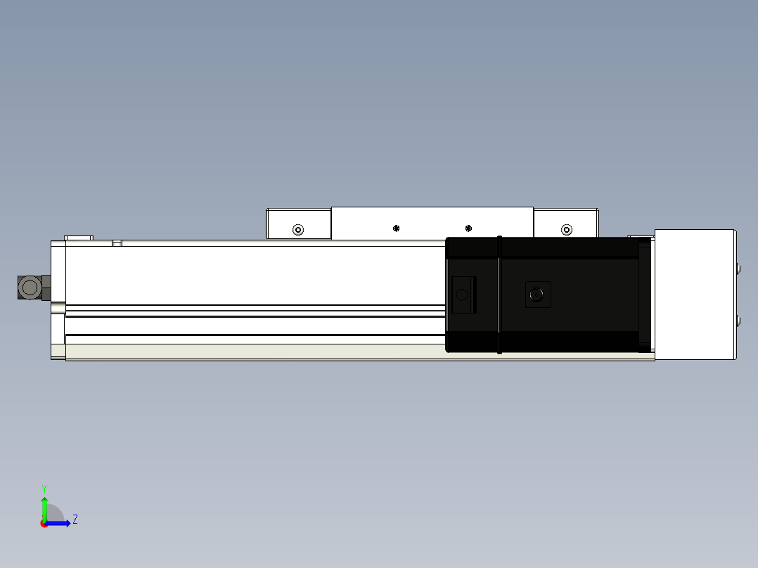 Toyo东佑达直线模组-ECH17-100-BR-750W左视图