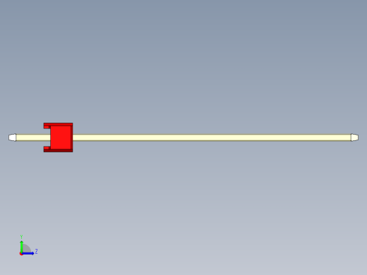 彩色公头100mil（2.54mm）系列-DS1021_red_1x28p_100mil_Type43_rev1.0左视缩略图