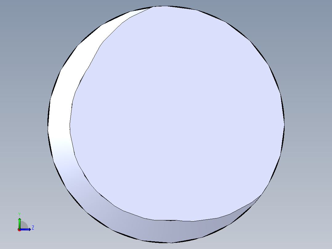 公制 （ISO） 梯形螺钉-TR16x3x200.SLDPRT左视图