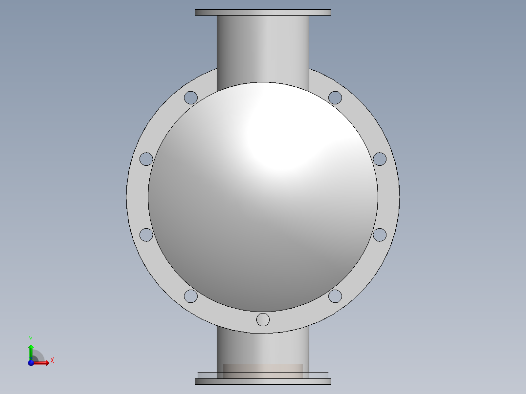 热交换器前视图