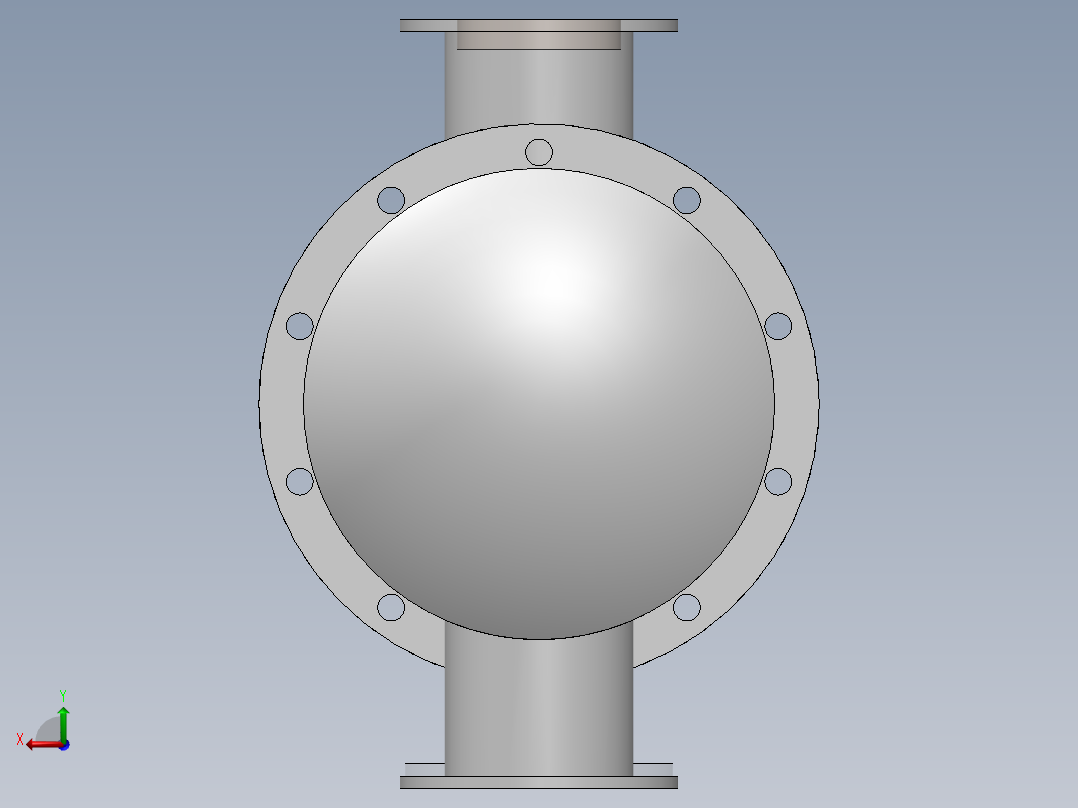 热交换器后视图