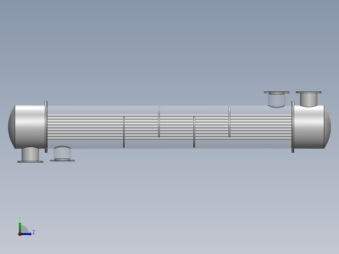热交换器左视图