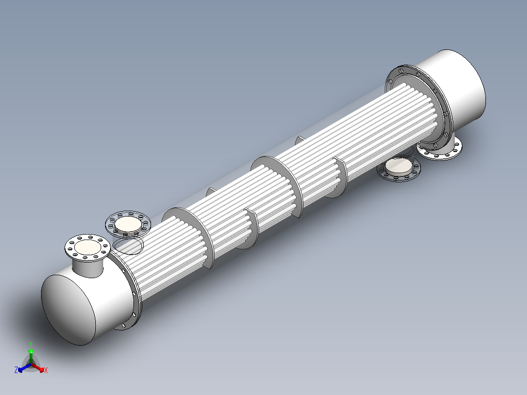 热交换器正等轴测图