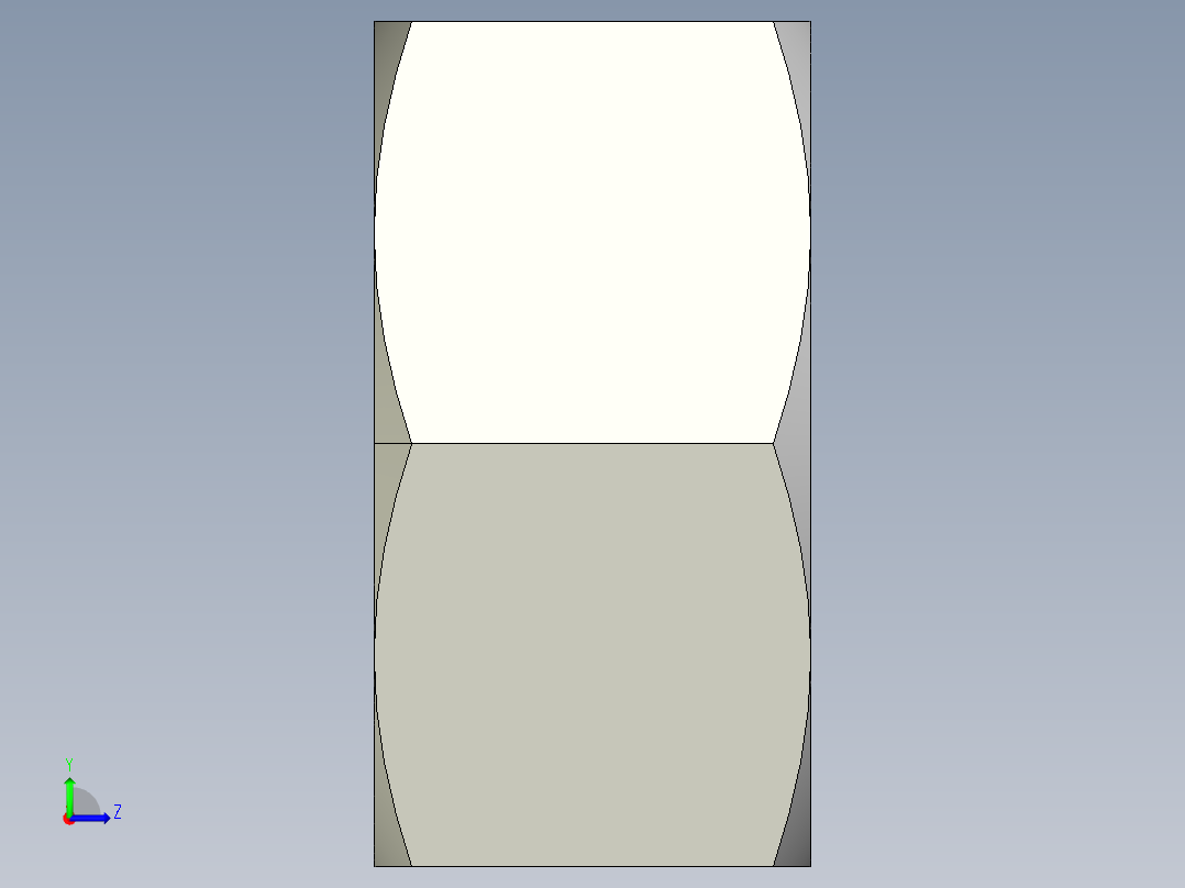 DIN 934 螺母-M39 Nut.STEP左视图