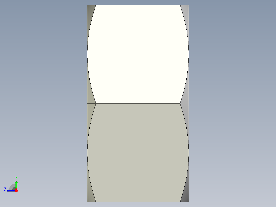 DIN 934 螺母-M39 Nut.STEP右视图