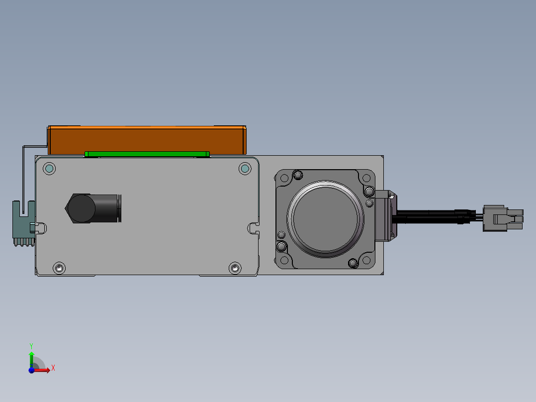 MCH丝杆全封闭MCH14-BR-200W前视图