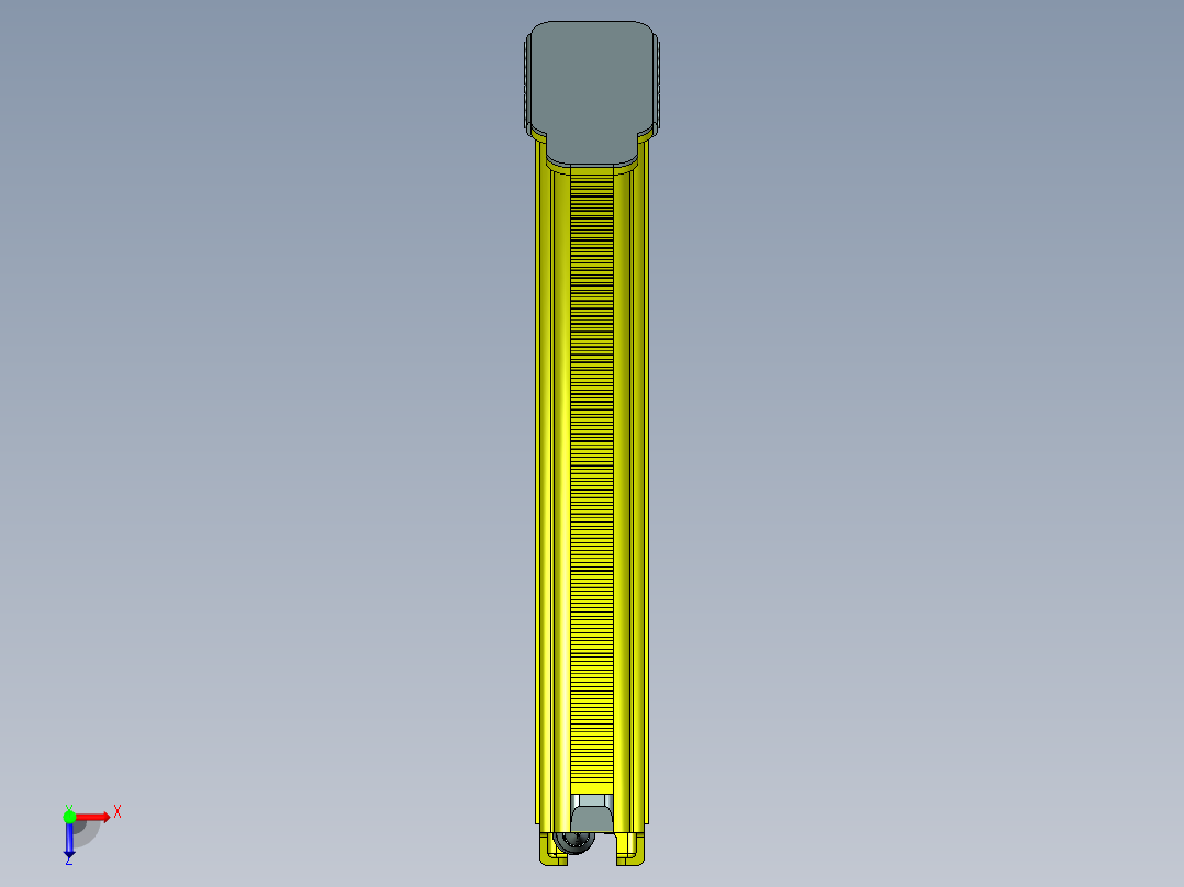 5.45mm透明担架俯视图