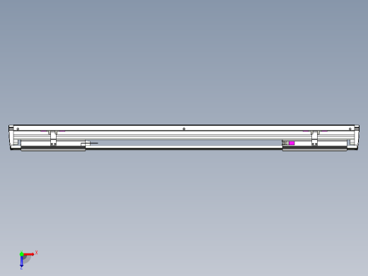 威洛博VL系列直线电机模组-2VL14S3-S600俯视缩略图
