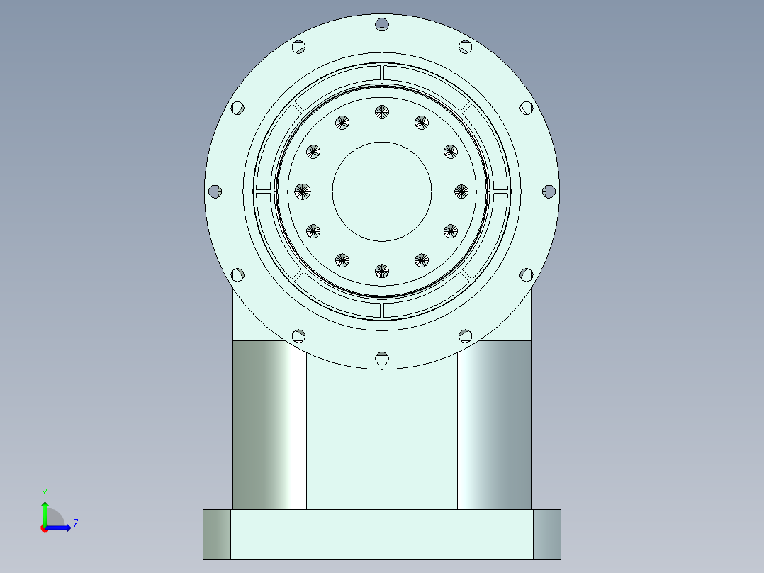直齿ZPLH160-L3 42-114.3-200-M12.stp左视图