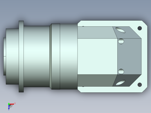 直齿ZPLH160-L3 42-114.3-200-M12.stp俯视缩略图