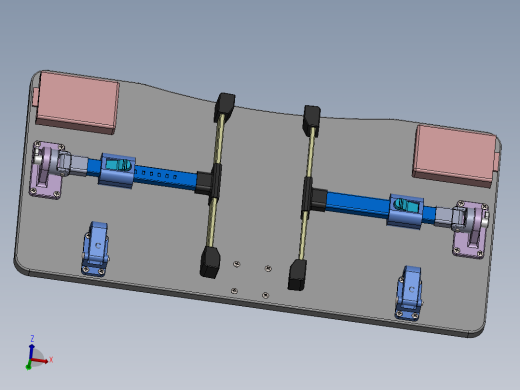 折叠桌装配模型