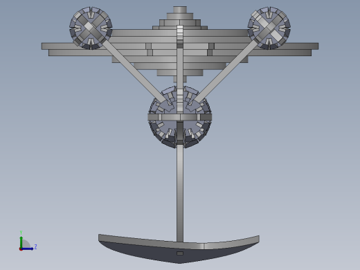 激光下料拼图星际战舰3CAD-Parasolid, SOLIDWORKS 2016左视缩略图