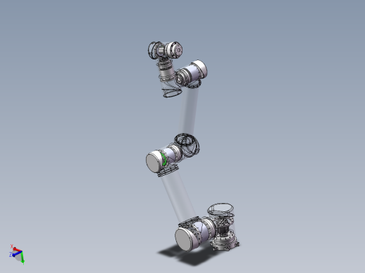 UR06机器人 机械臂带内部结构