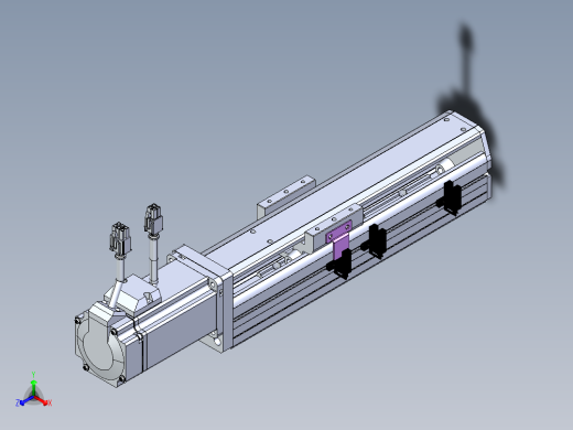 东锦丝杆传动-直线滑台模组DH60-L10-S100-BC-T400-C3