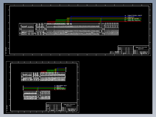 220kV故障录波,母线保护,保护管理机在监控柜上的端子排(B066-500-1729)