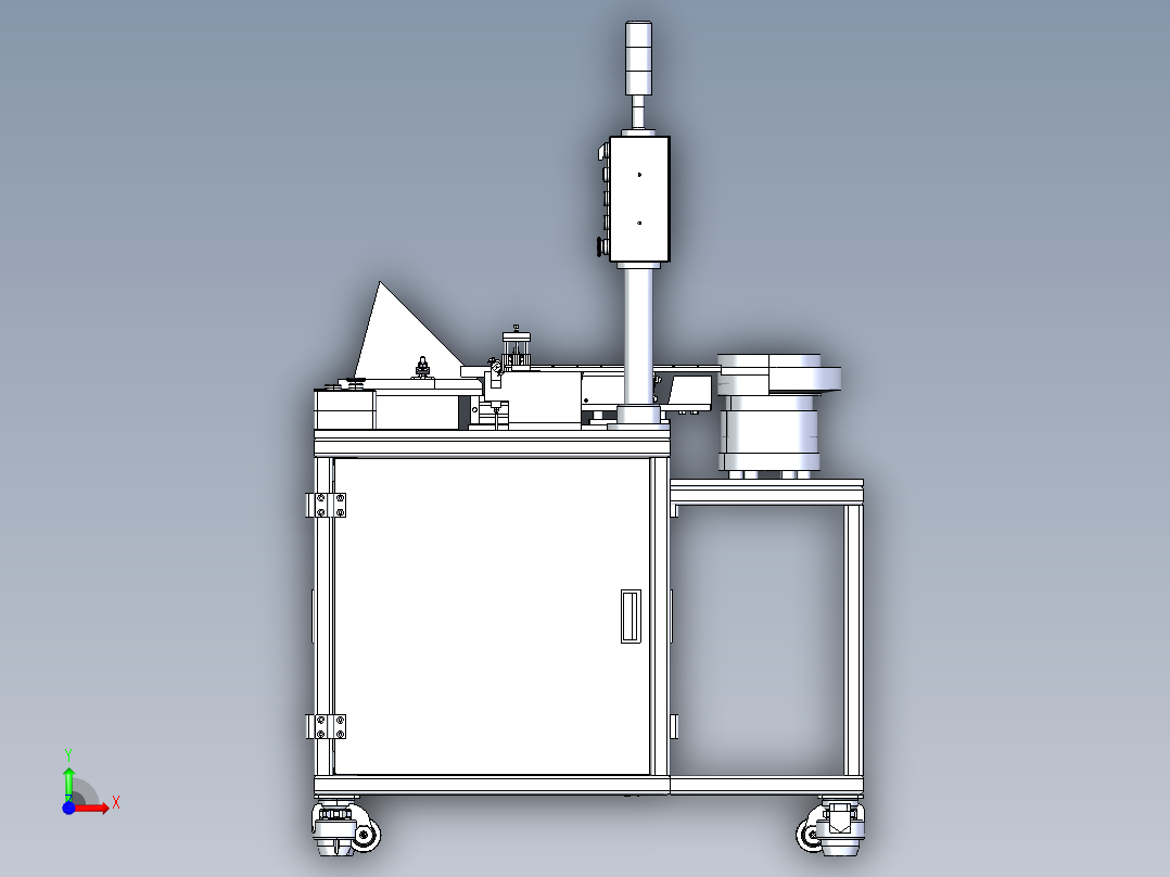 合页组装机前视图