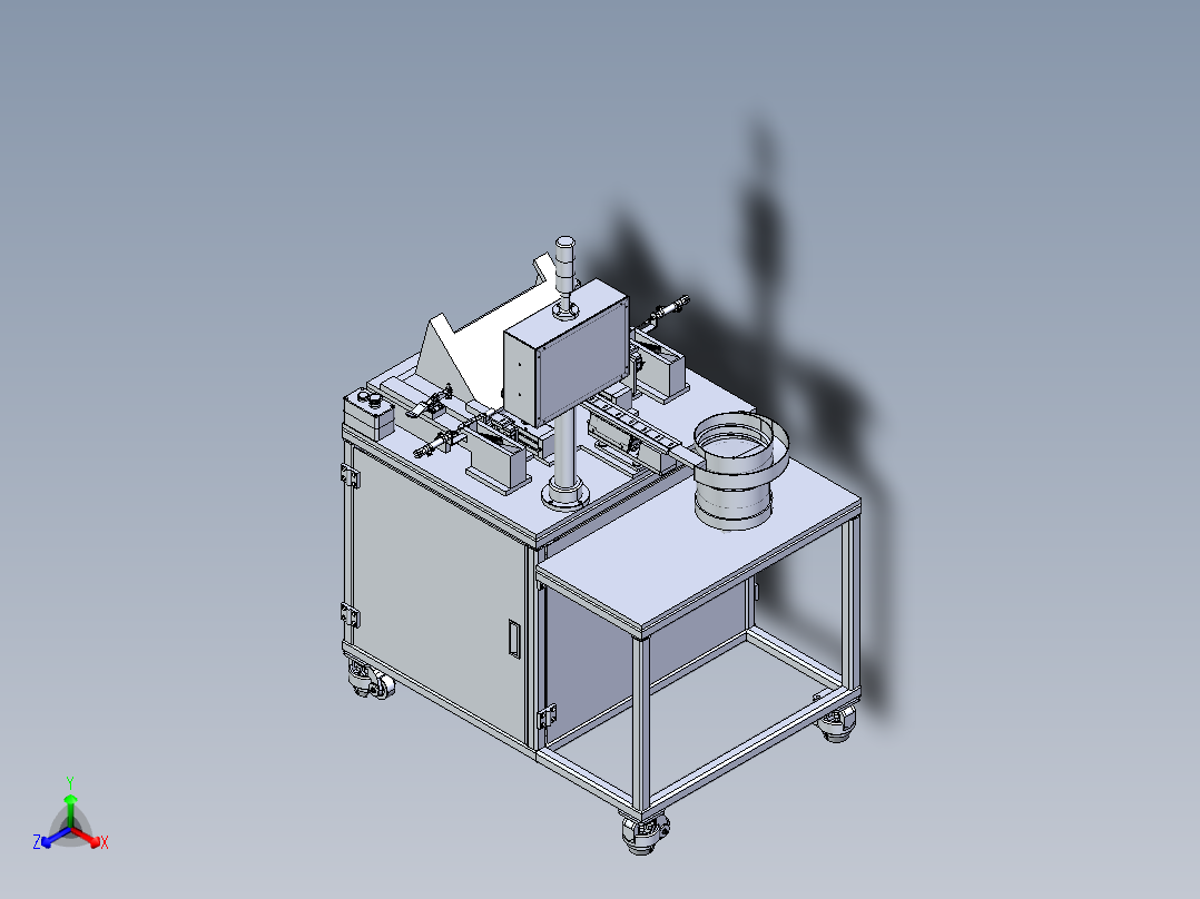 合页组装机正等轴测图