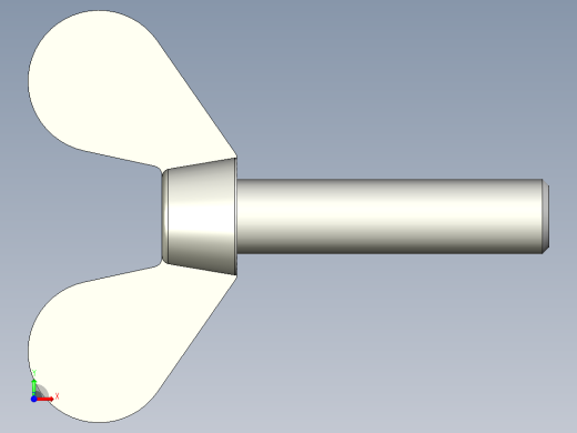 带耳螺钉-DIN_316_Wing_screws_12x1.75x50-44.7-19.5_65_4.9_33.5_12.stp前视缩略图
