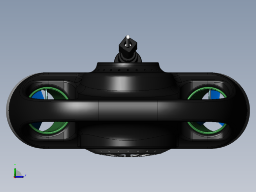 水下机械人 sw18可编辑左视缩略图