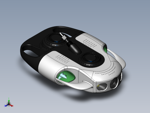 水下机械人 sw18可编辑正等轴测缩略图