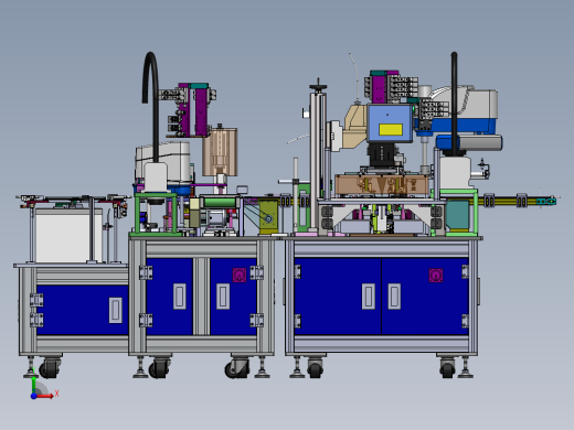cell自动焊接线sw18可编辑前视缩略图