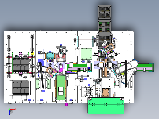 cell自动焊接线sw18可编辑俯视缩略图