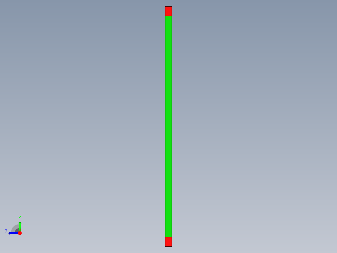 笔记本A壳铝挤料飞面程序模型右视图