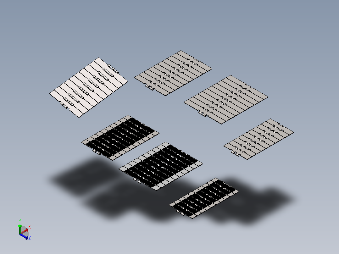 双绞直行输送链板 SS802系列