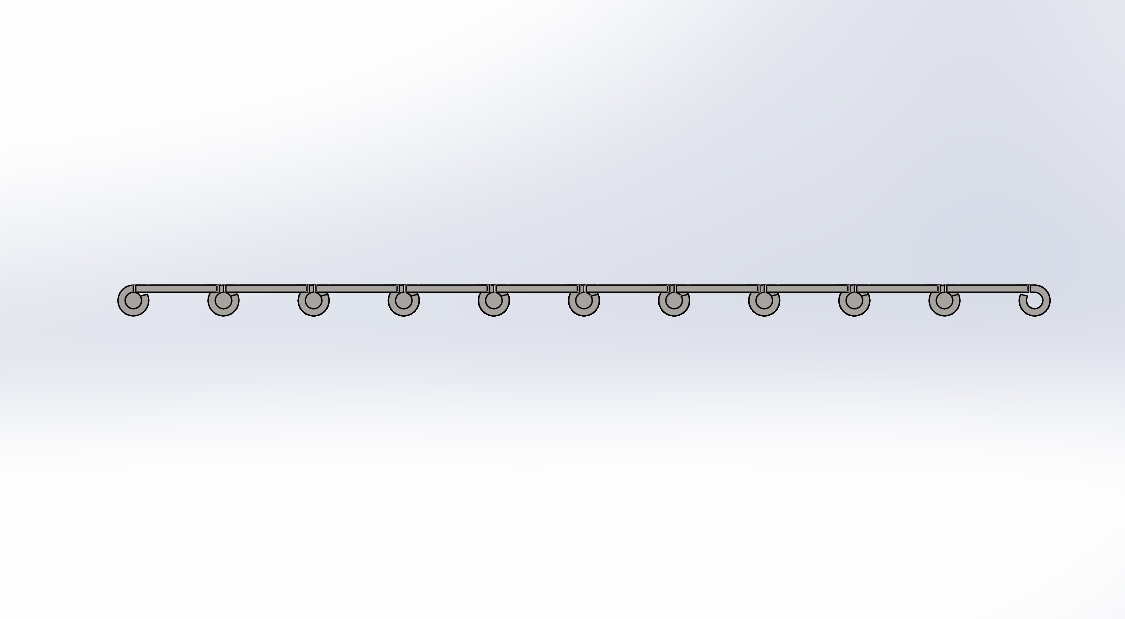双绞直行输送链板 SS802系列