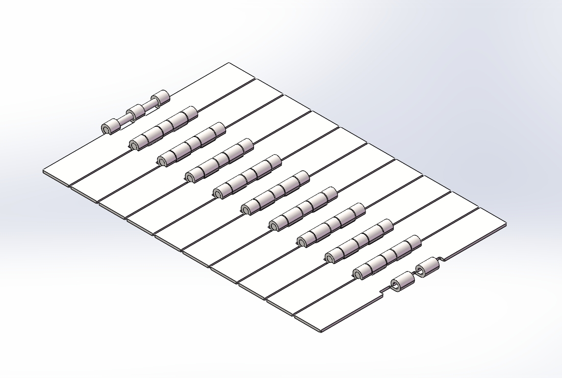 双绞直行输送链板 SS802系列