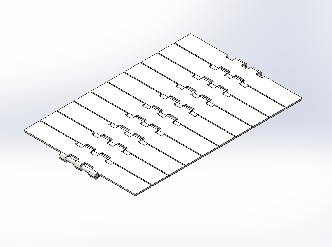 双绞直行输送链板 SS802系列