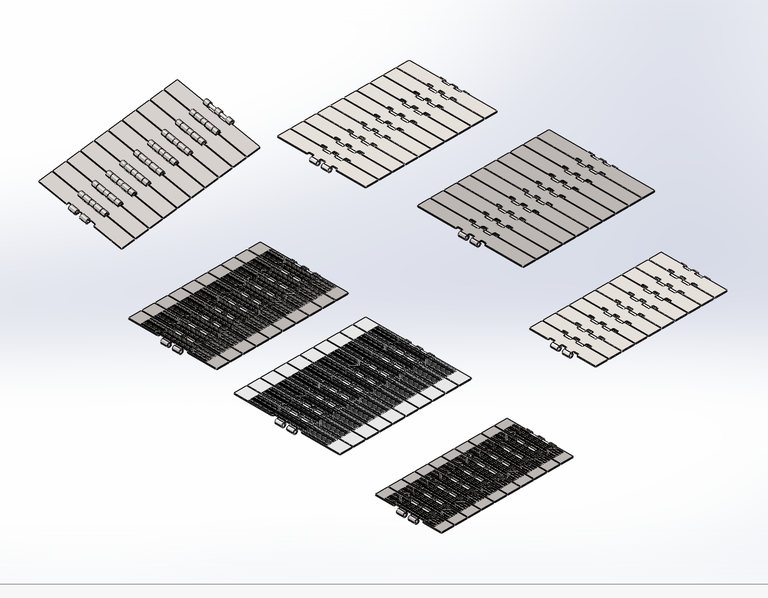 双绞直行输送链板 SS802系列