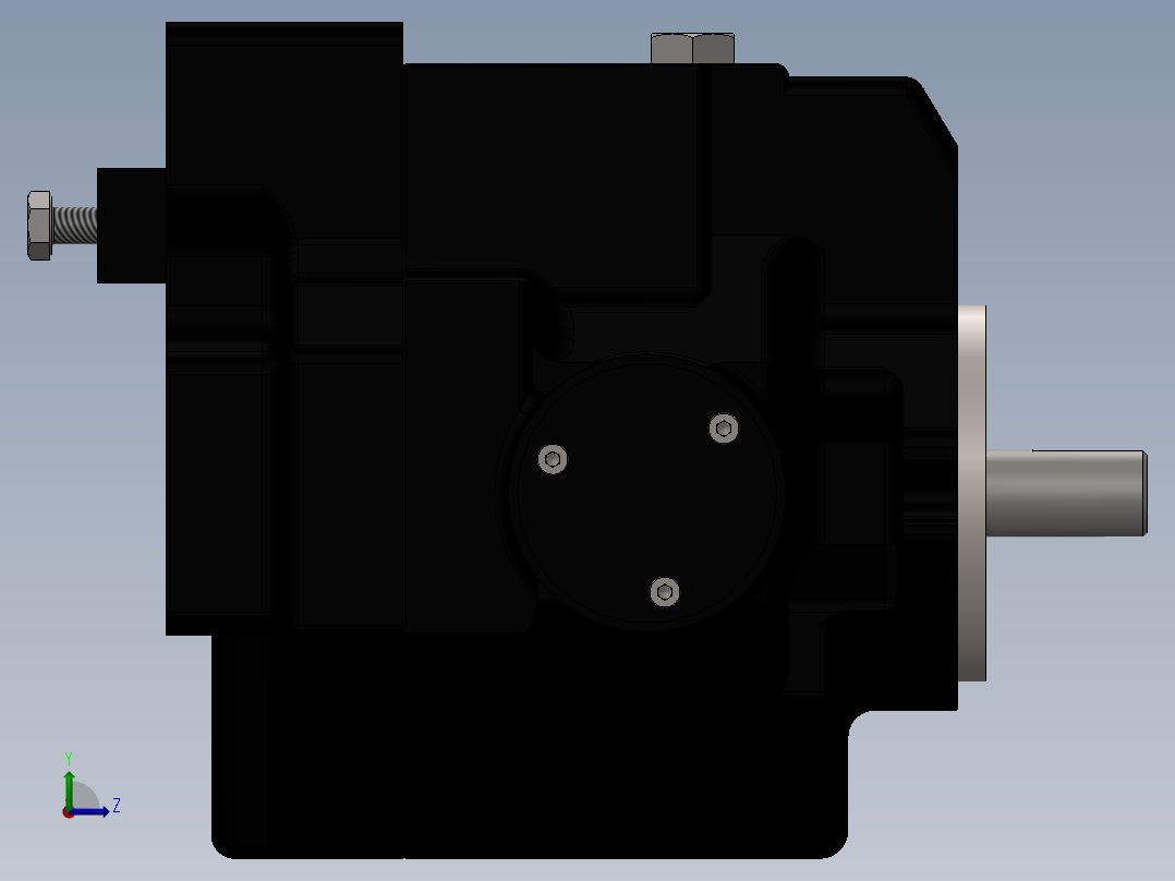 YUKEN EUROPE LTD-A16-F-R01BS-60液压元件左视图