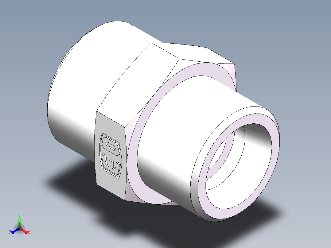 直通变径-GR、1D-22-24主视图