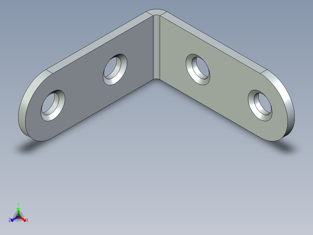 A0002815-角撑板L板正等轴测图