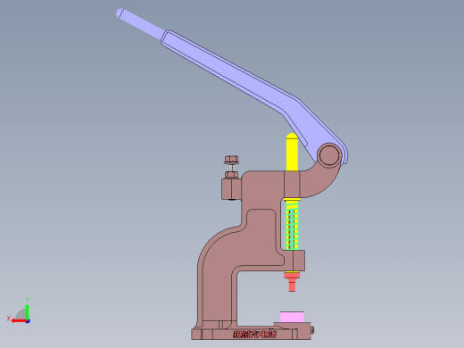 手动冲孔机构后视缩略图