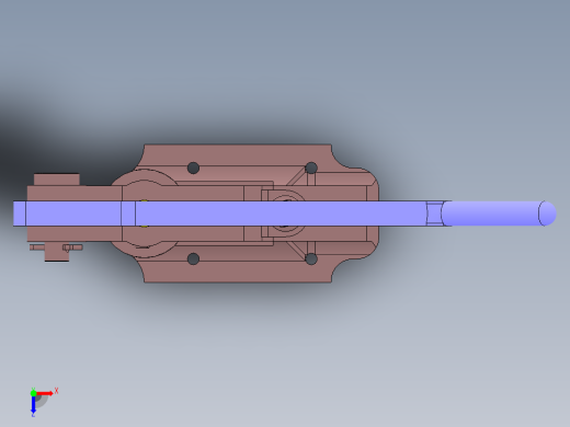 手动冲孔机构俯视缩略图