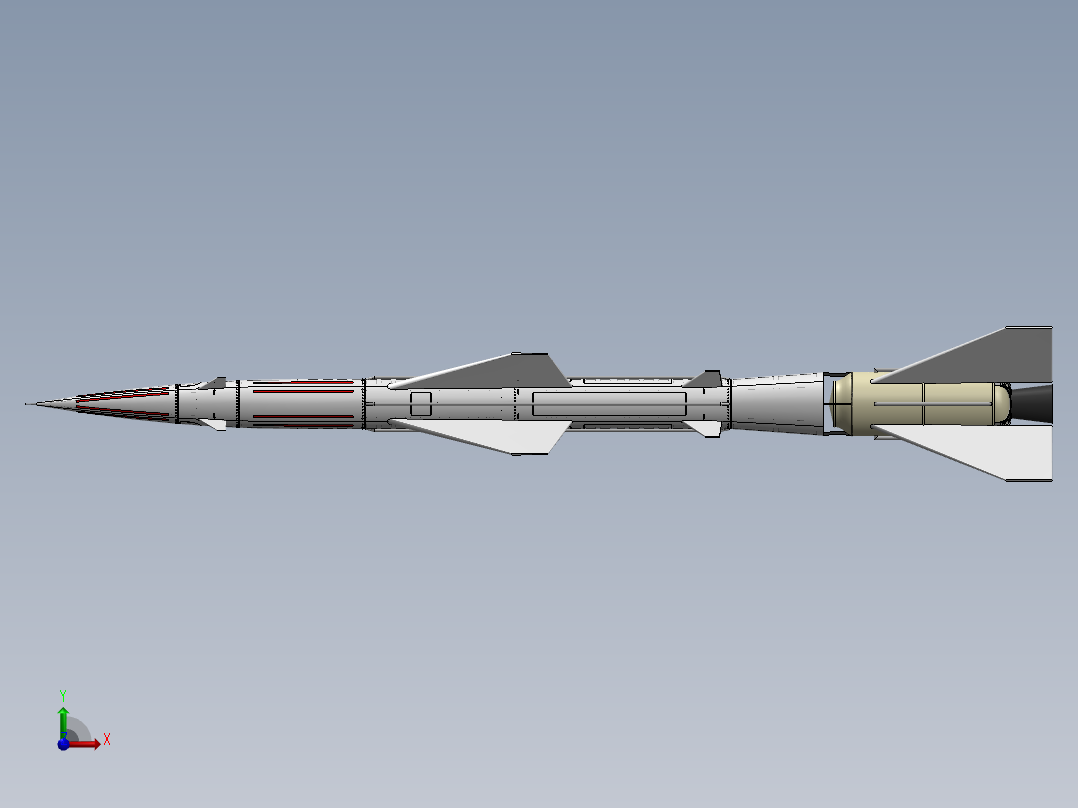 SA-2 德维纳前视图