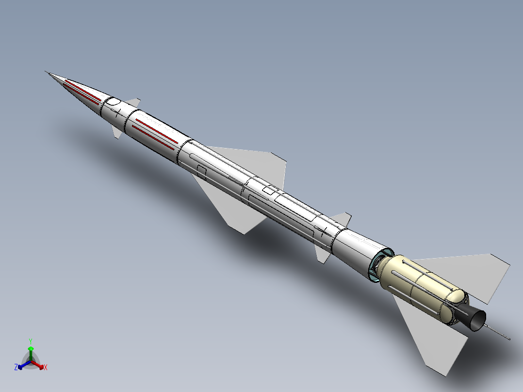 SA-2 德维纳正等轴测图