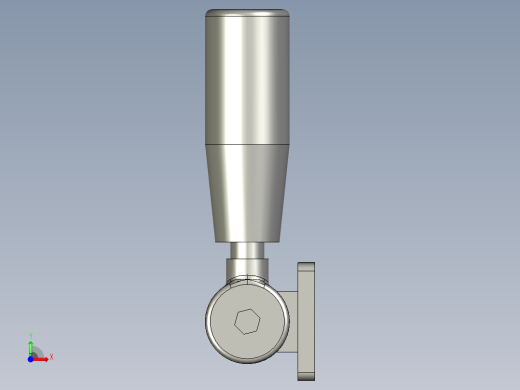 YHTZZZL-LED三色灯白色50mm杆----前视缩略图
