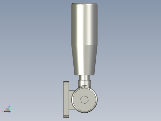 YHTZZZL-LED三色灯白色50mm杆----后视缩略图