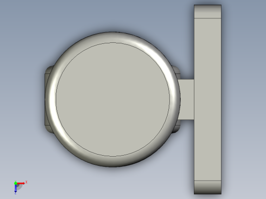 YHTZZZL-LED三色灯白色50mm杆----俯视缩略图